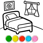 Coloriage de Chambre à Coucher icon