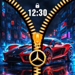 Zipper Lock Screen, Wallpapers icon