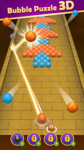 3D Bubble Puzzle: Match & Pop screenshot