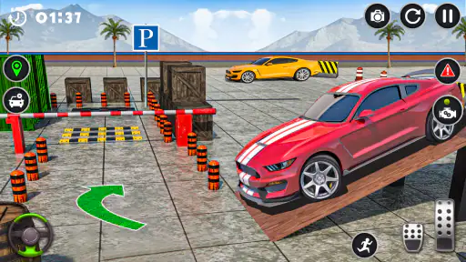 3D ألعاب سيارات - Car parking screenshot