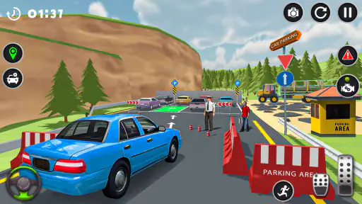 3D ألعاب سيارات - Car parking screenshot