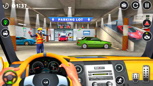 3D ألعاب سيارات - Car parking screenshot