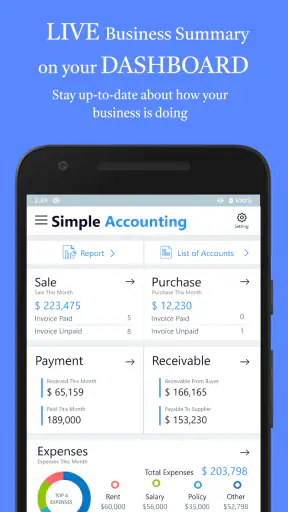 Accounting Bookkeeping screenshot