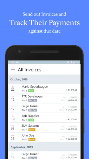 Accounting Bookkeeping screenshot