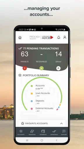 ADCB Procash Mobile screenshot