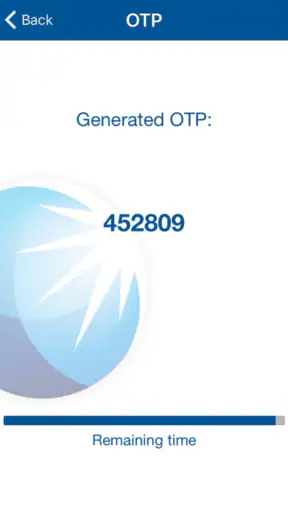 ADIB OTP V4 screenshot
