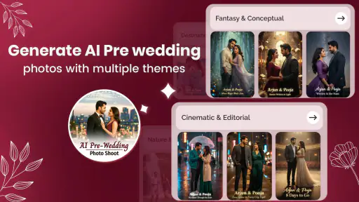 AI Pre-Wedding Photo Shoot screenshot