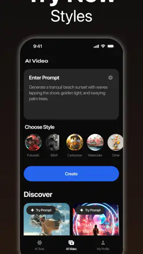 AI Video – مولد فيديو AI screenshot