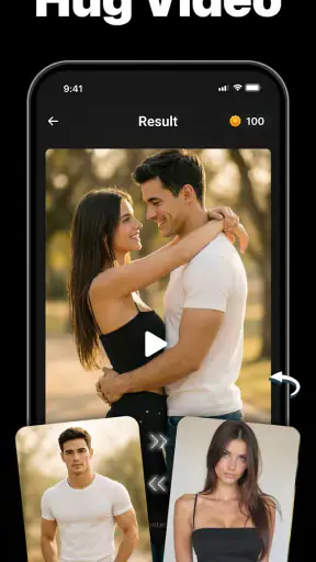 AI Video Generator: Hug & Kiss screenshot