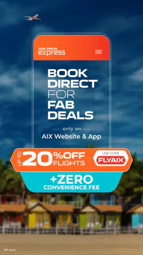 Air India Express screenshot