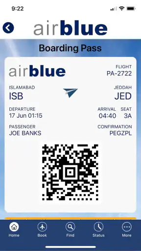 Airblue screenshot