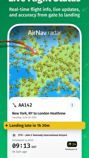 AirNav Radar - تتبع الطيران screenshot