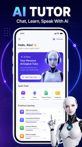 Aiva AI: English Speak Tutor screenshot