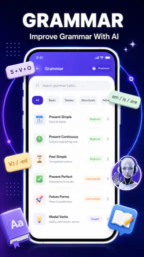 Aiva AI: English Speak Tutor screenshot