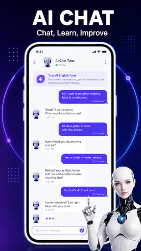 Aiva AI: English Speak Tutor screenshot
