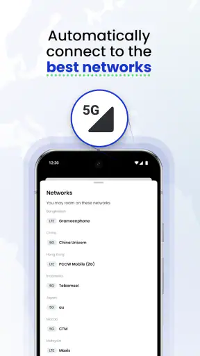 aloSIM: بطاقة SIM مسبقة الدفع screenshot