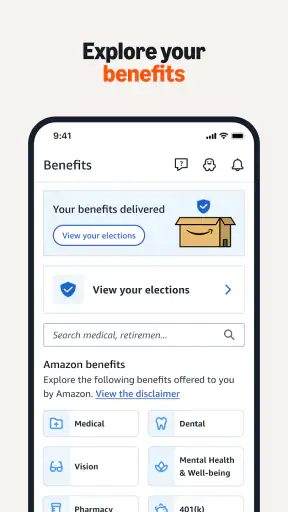 Amazon A to Z screenshot