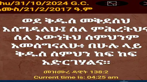 Amharic Bible screenshot