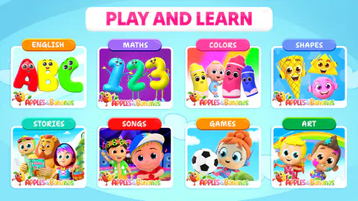 Apples & Bananas Kids App screenshot