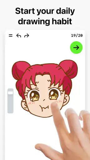 ArtWorkout: تطبيق رسم وتلوين screenshot