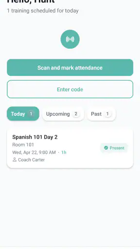 Attendance Radar screenshot
