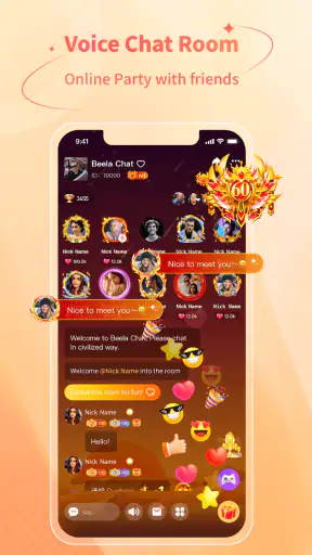Beela Chat - Voice Room screenshot