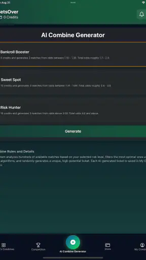 BetsOver - Betting Tips screenshot