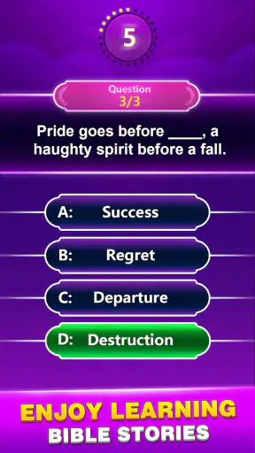 Bible Trivia - Word Quiz Game screenshot