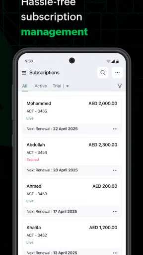 Billing Management with Zoho screenshot