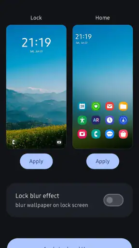 BlurWall: blur wallpaper screenshot
