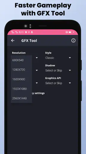 Game booster GFX Fire Fix screenshot
