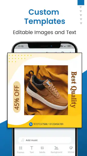 Brands.live - Pic Editing tool screenshot