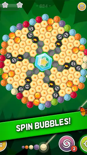 Bubble Cloud: Spinning Match-3 screenshot