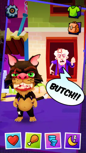 Butch the Cat: Buddy Pet Games screenshot