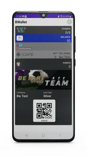 BWallet screenshot