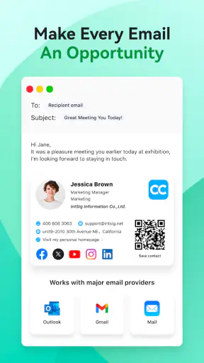 CamCard-AI Scanner, Transcribe screenshot