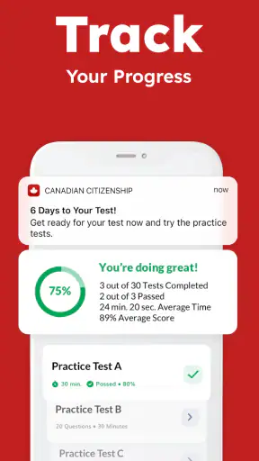 Canadian Citizenship Test 2026 screenshot