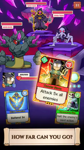 Card Guardians Roguelike Games screenshot