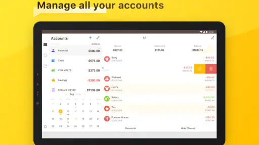 Checkbook - Account Tracker screenshot