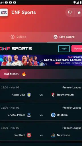 CNF Sports Pro screenshot