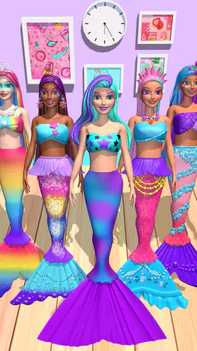 Color Reveal Suprise Doll Game screenshot