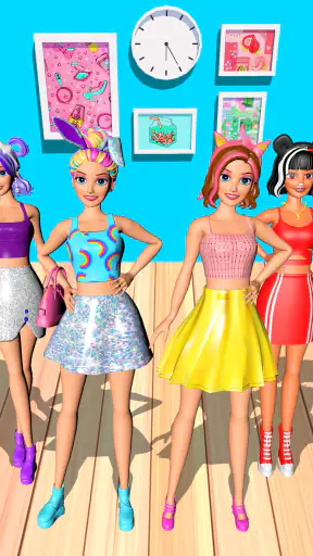 Color Reveal Suprise Doll Game screenshot