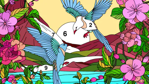 Coloring Book: Color by Number screenshot
