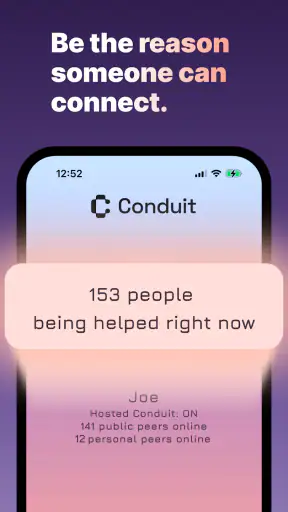 Conduit: شارك اتصال الإنترنت screenshot