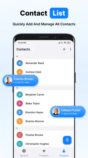 Contacts: Phone Calls & Dialer screenshot