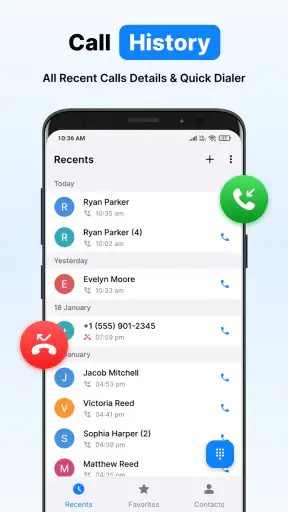 Contacts: Phone Calls & Dialer screenshot