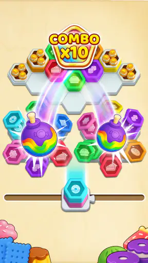 Cooking Blast 3D : Hexa Match screenshot