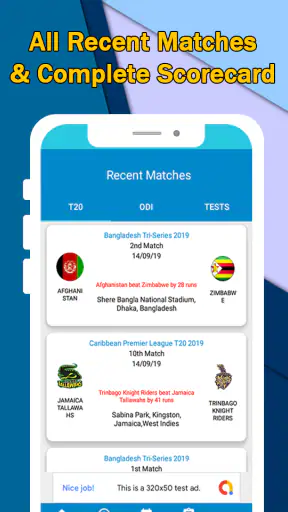 Cricgenix:تلفزيون الكريكيت الم screenshot