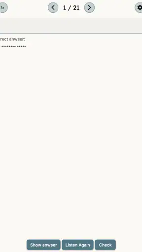 Daily Dictation English screenshot