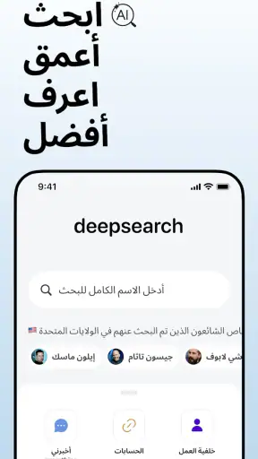 Deepsearch AI Search Assistant screenshot